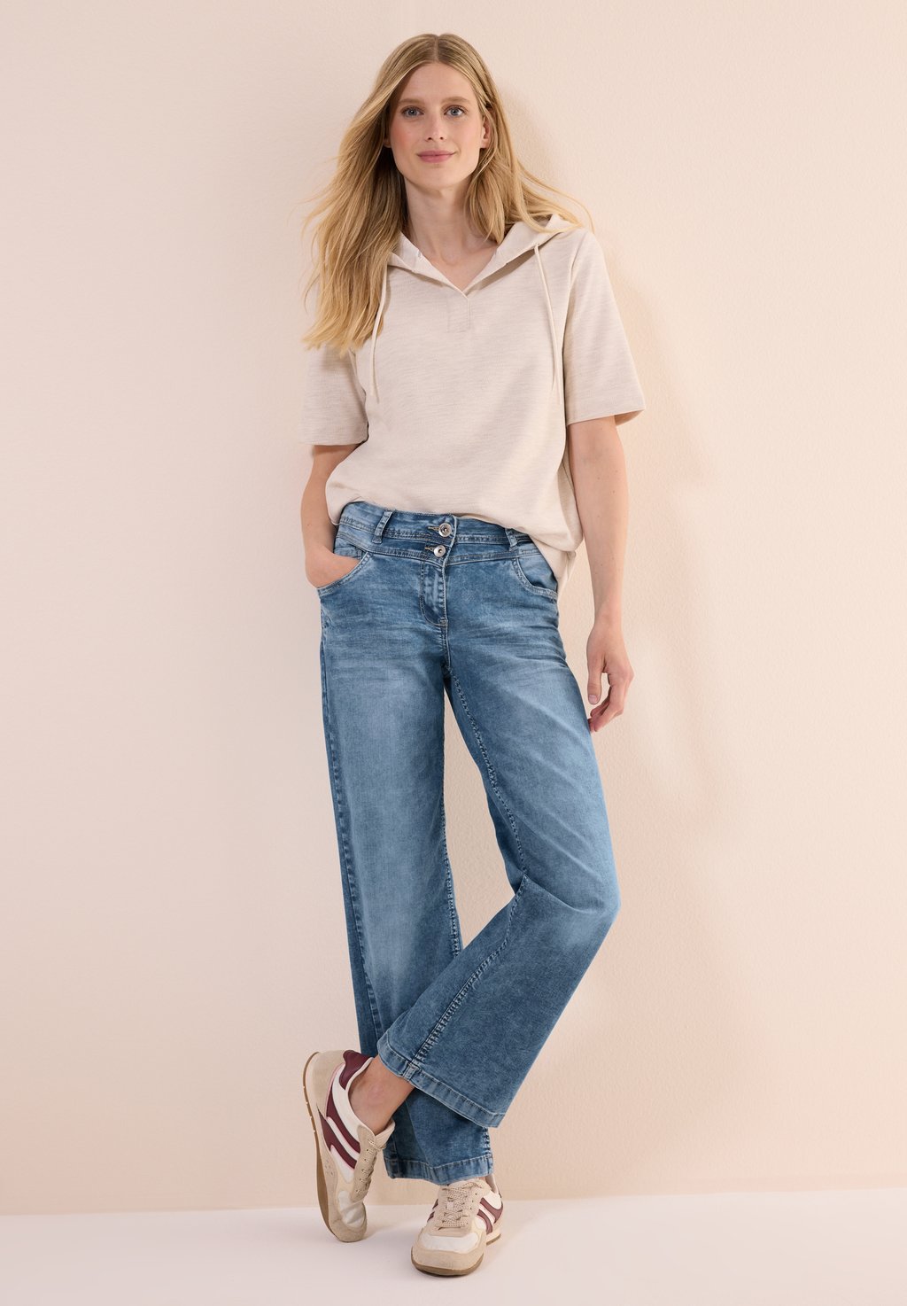 

Расклешенные джинсы WIDE LEG Cecil, светло-голубой