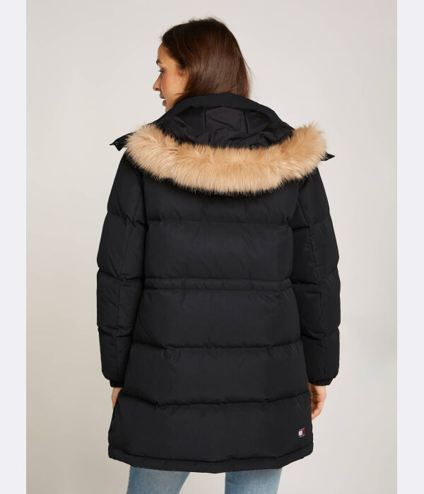 

Пуховик Regular fit Tommy Jeans, черный