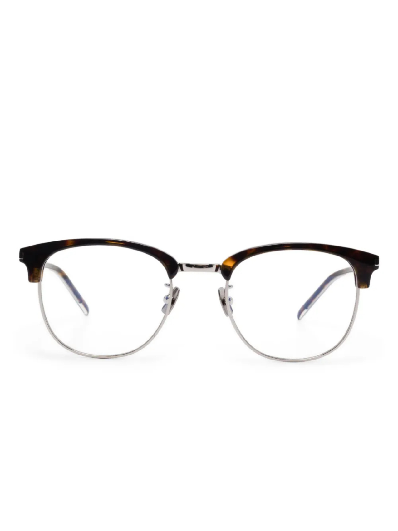 

Очки в квадратной оправе Saint Laurent Eyewear, коричневый