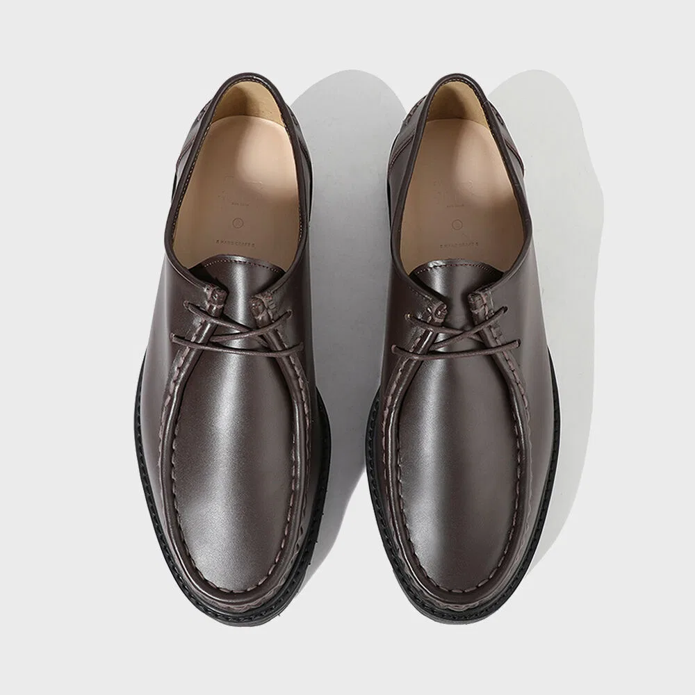 Мужские мокасины Firenze.A Italian Vibram Commando Sole 9008, коричневые FG