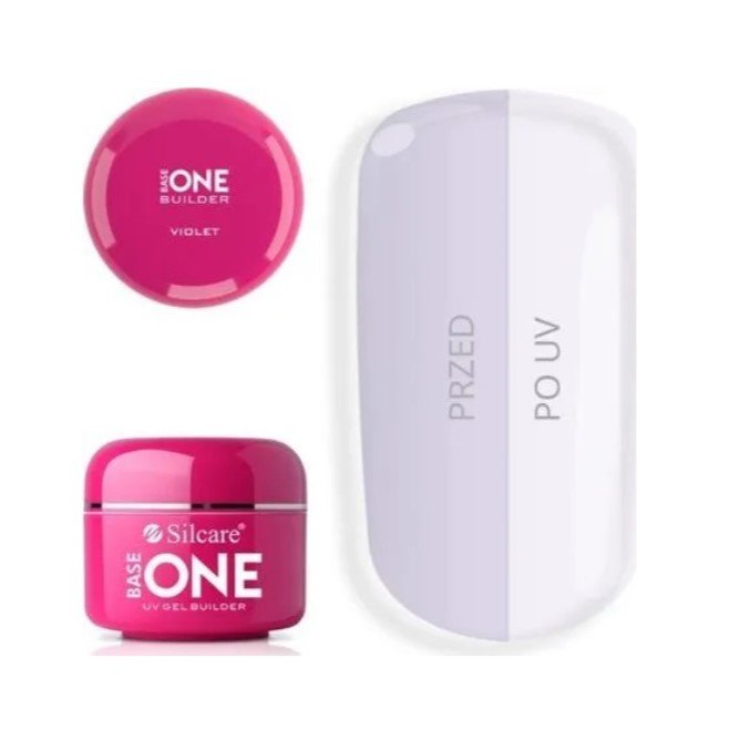 

Silcare, UV Base One Фиолетовый гель, 15 г