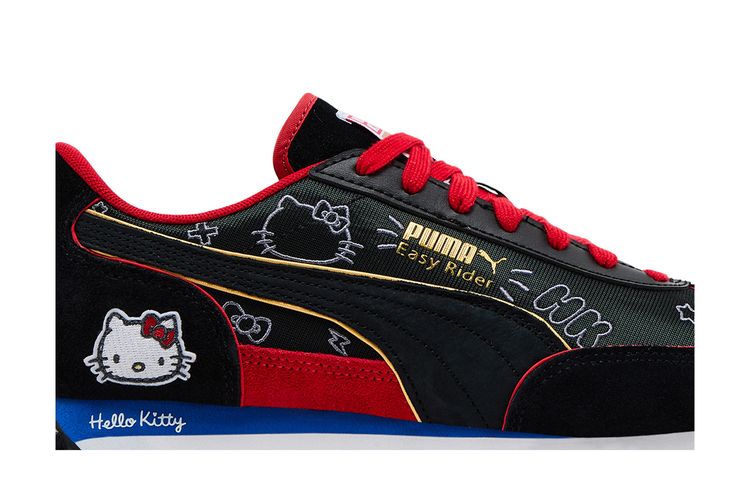 Кроссовки Hello Kitty x Wmns Easy Rider 'Goth', черный — фото 2