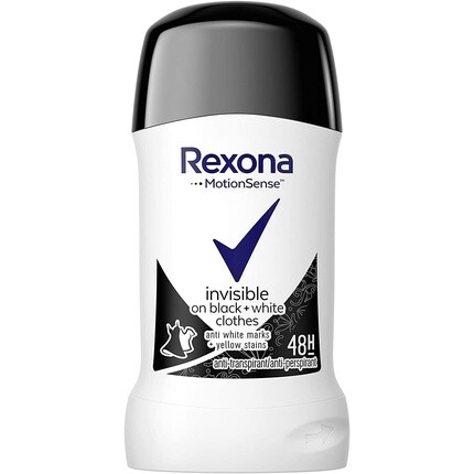 

Дезодорант-карандаш Invisible Black & White Diamond 40 мл, Rexona