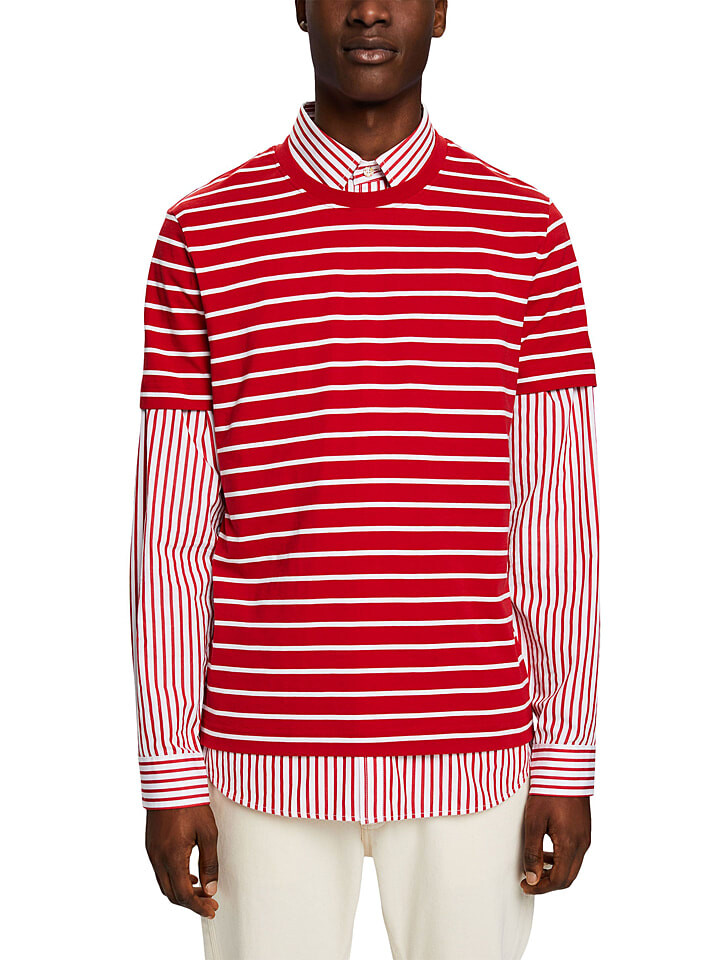 

Футболка ESPRIT, цвет rot/weiß