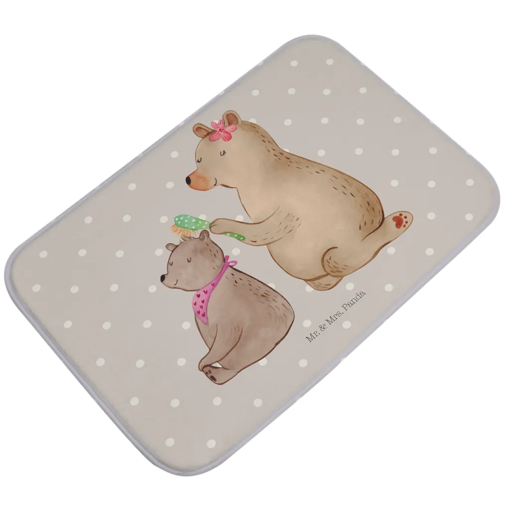 

Коврик для ванной Mr. & Mrs. Panda, серый