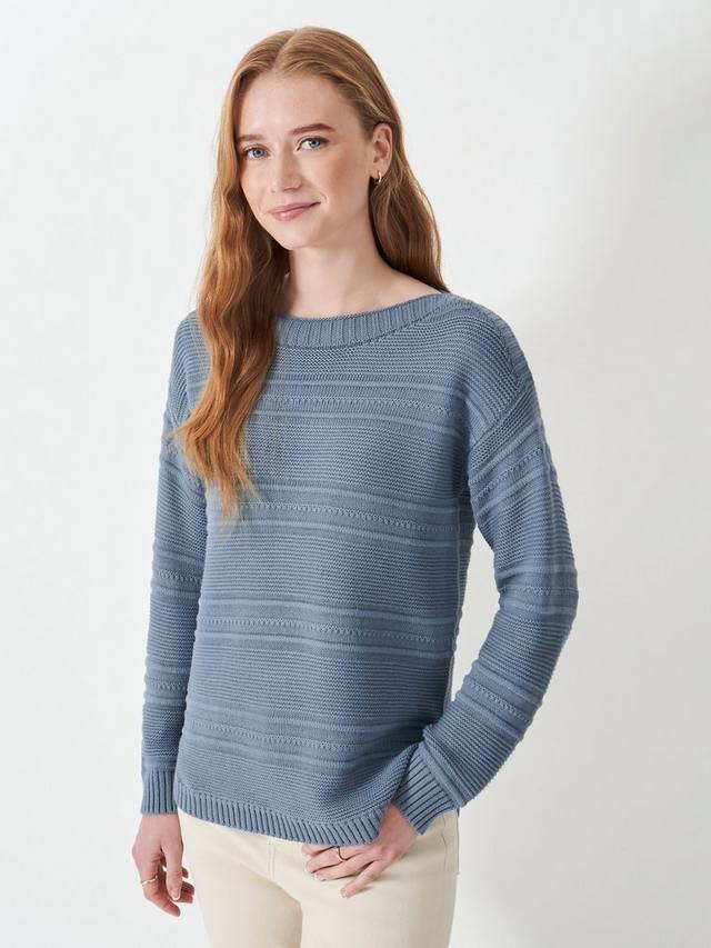 

Джемпер в полоску от тали Crew Clothing, цвет Bright Blue