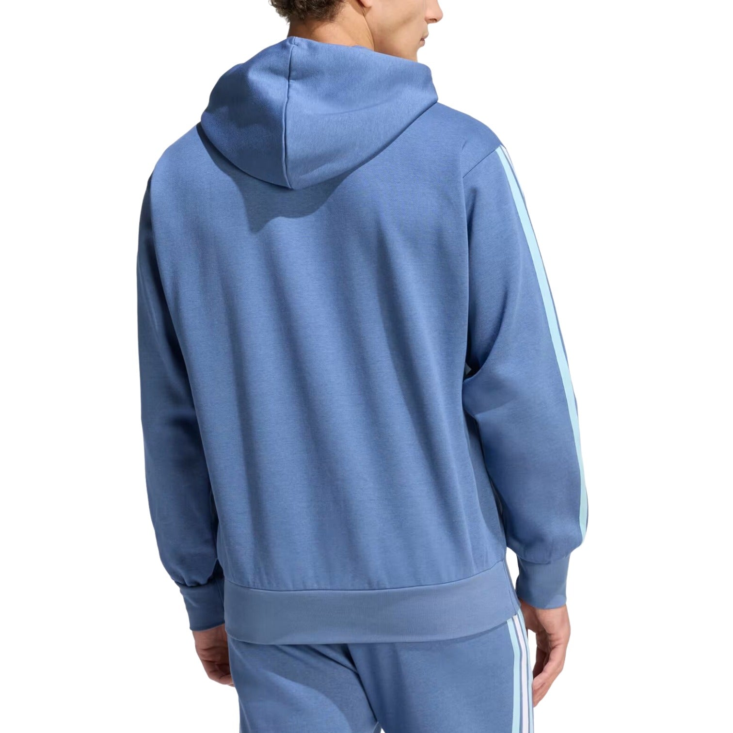 Толстовка Adidas Argentina DNA Fleece Hoodie 'Crew Blue' — фото 3