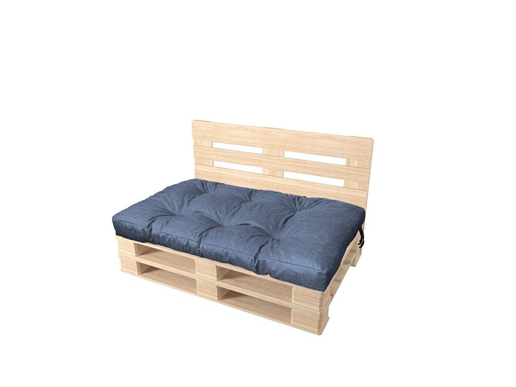 

Pillows24 - Подушка для поддонов - Сиденье 120x80 синего цвета - Водонепроницаемый материал, устойчивая к ультрафиолетовому излучению набивка для европоддонов - Внутри и снаружи