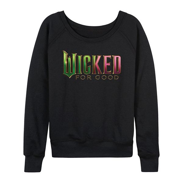 

Женская футболка с длинным рукавом Wicked for Good из френч терри Licensed Character, Black, Черный, Женская футболка с длинным рукавом Wicked for Good из френч терри Licensed Character, Black