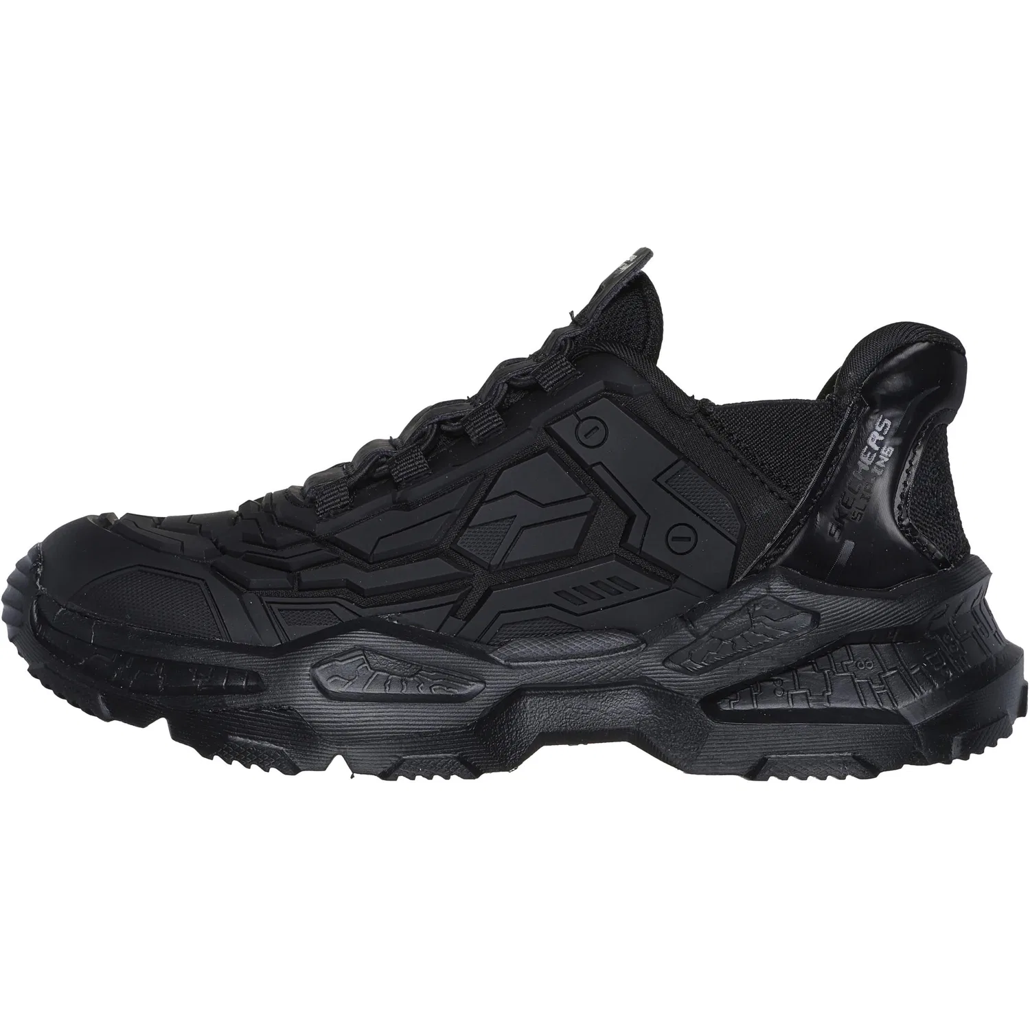 Детские повседневные кроссовки BOYS Slip Resistant Abrasion Resistant Low top Skechers Kids, Black