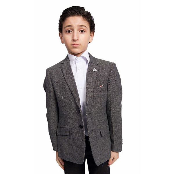 

Стильный пиджак для мальчиков slim fit herringbone Elie Balleh