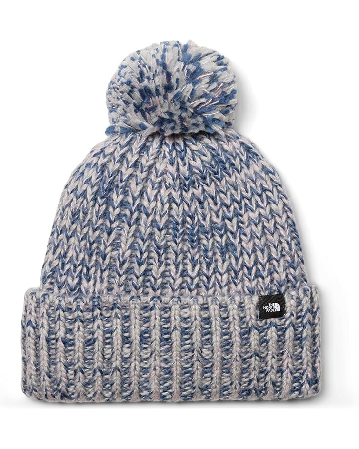 

Шапка The North Face Kids Lined Cozy Chunky Beanie, цвет TNF Light Grey Heather/Multicolor