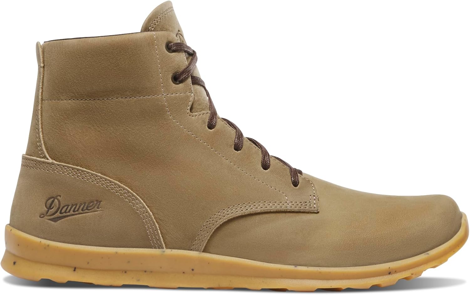 Мужские ботинки Danner Forest 5, верх из нубука, подкладка из кожи, воздухопроницаемые, подошва Nomad, складные, серый — фото 2