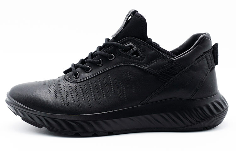 

Fit For Action Men"s Casual Men Low-top Black Ecco
