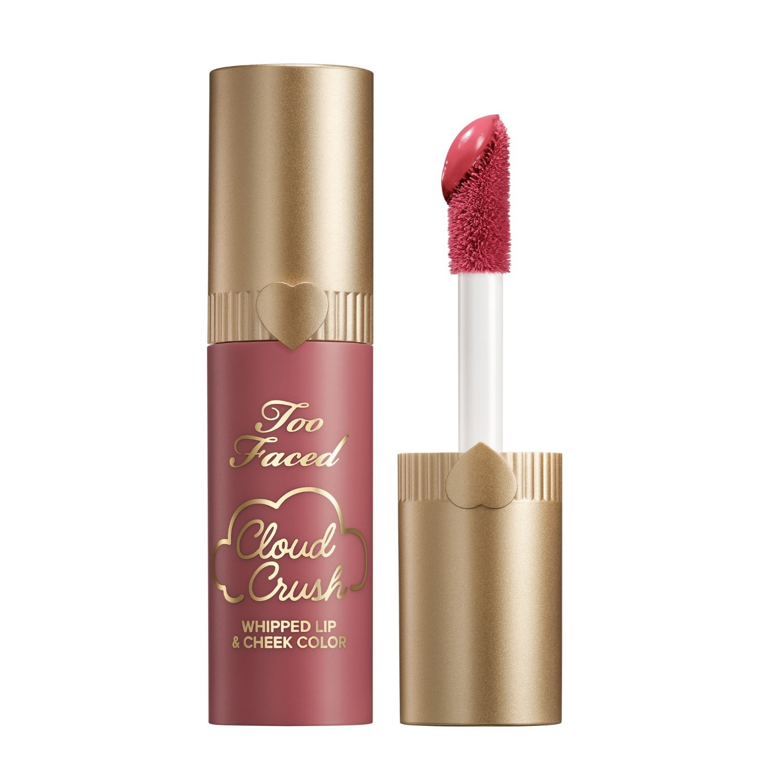 

Румяна cloud crush whipped lip + cheek color Too Faced, headliner, вес 4.3 гр.