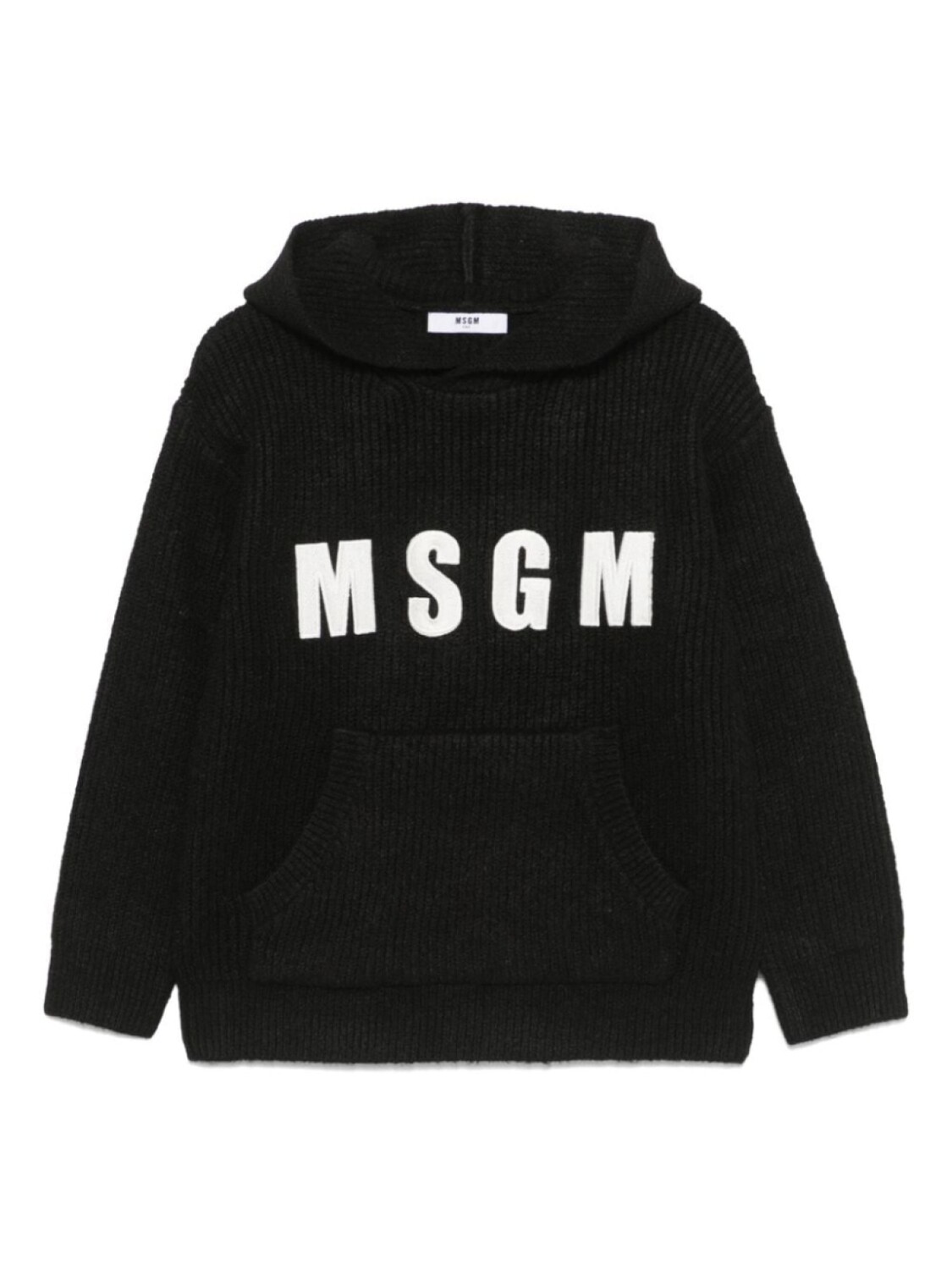 

Худи с вышитым логотипом MSGM Kids, черный