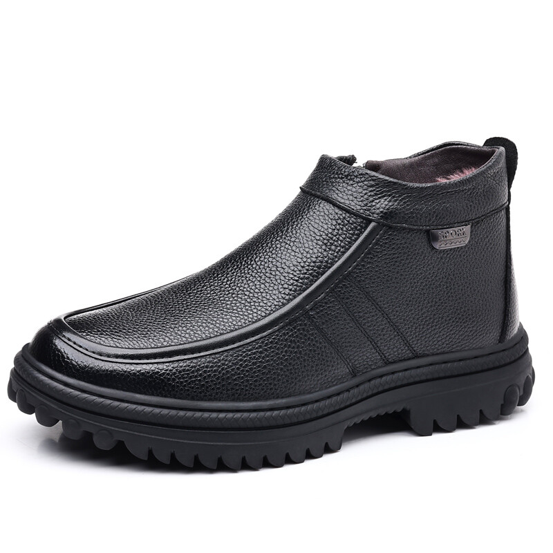 

Ботинки мужские черный Plo Cart