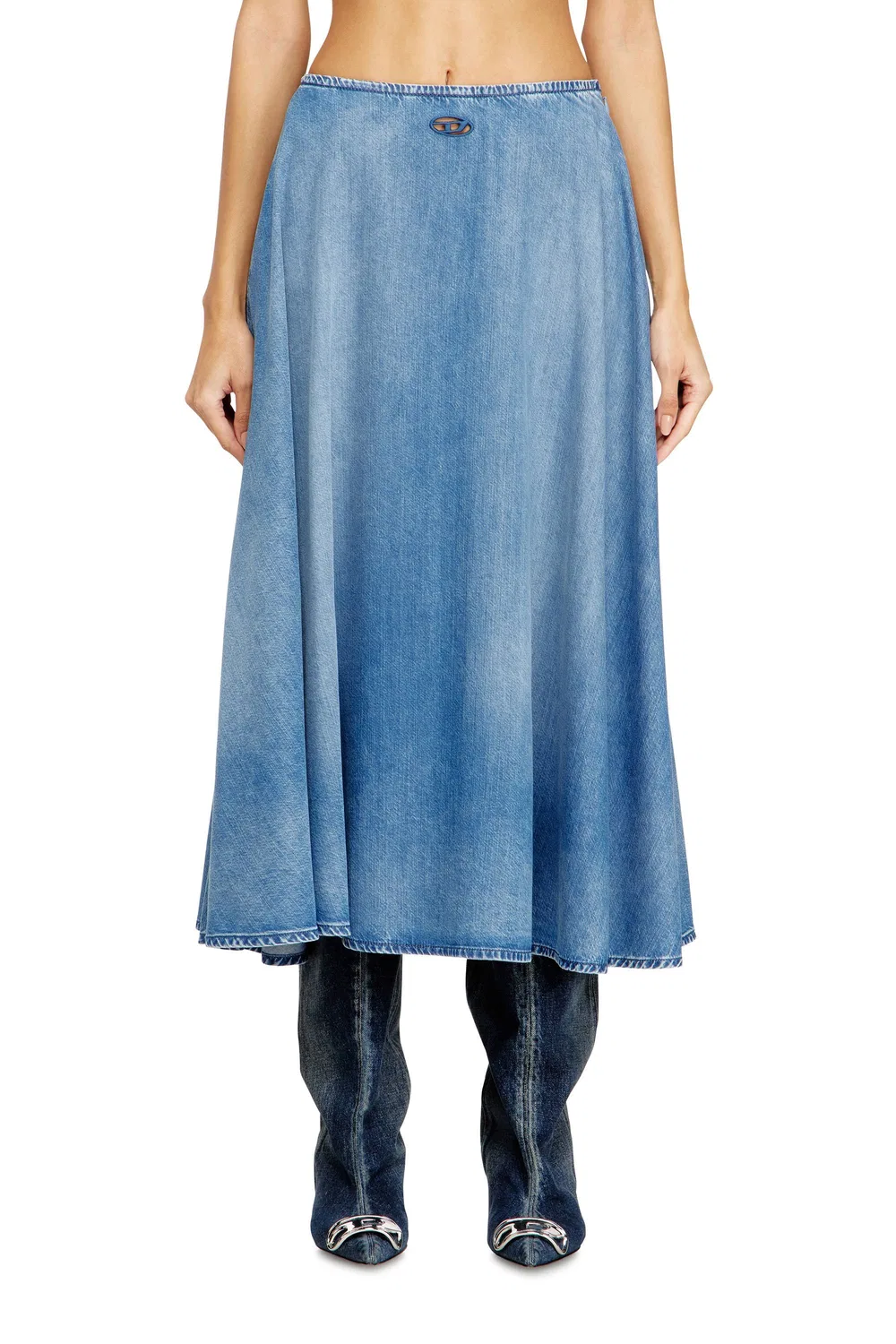 Женская джинсовая юбка DE-ANNIE-S3 Diesel, Indigo Blue — фото 4