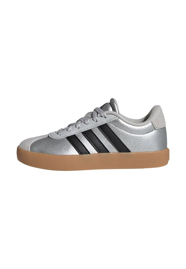 Детские кроссовки vl court 3.0 Adidas Sportswear, Silver Metallic Core Black Light Solid Grey
