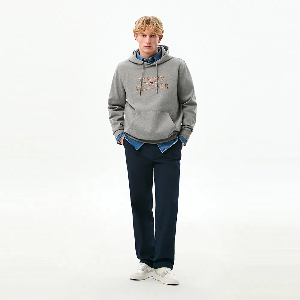 Мужское худи Icon Intechno серое от Tommy Hilfiger — фото 2