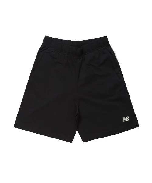 Детские шорты из хлопка и полиэстера New Balance черные — фото 2