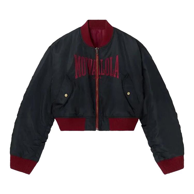 

Куртка Mowalola Tyson Reversible Bomber Jacket 'Black', черный