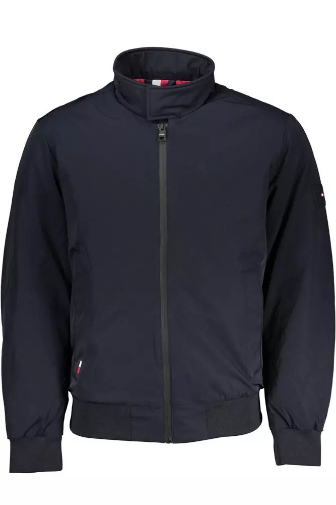 

Синяя мужская куртка из полиамида Tommy Hilfiger