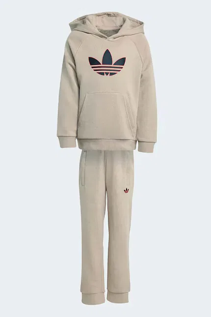 Спортивный костюм детский Adidas Originals, бежевый — фото 2