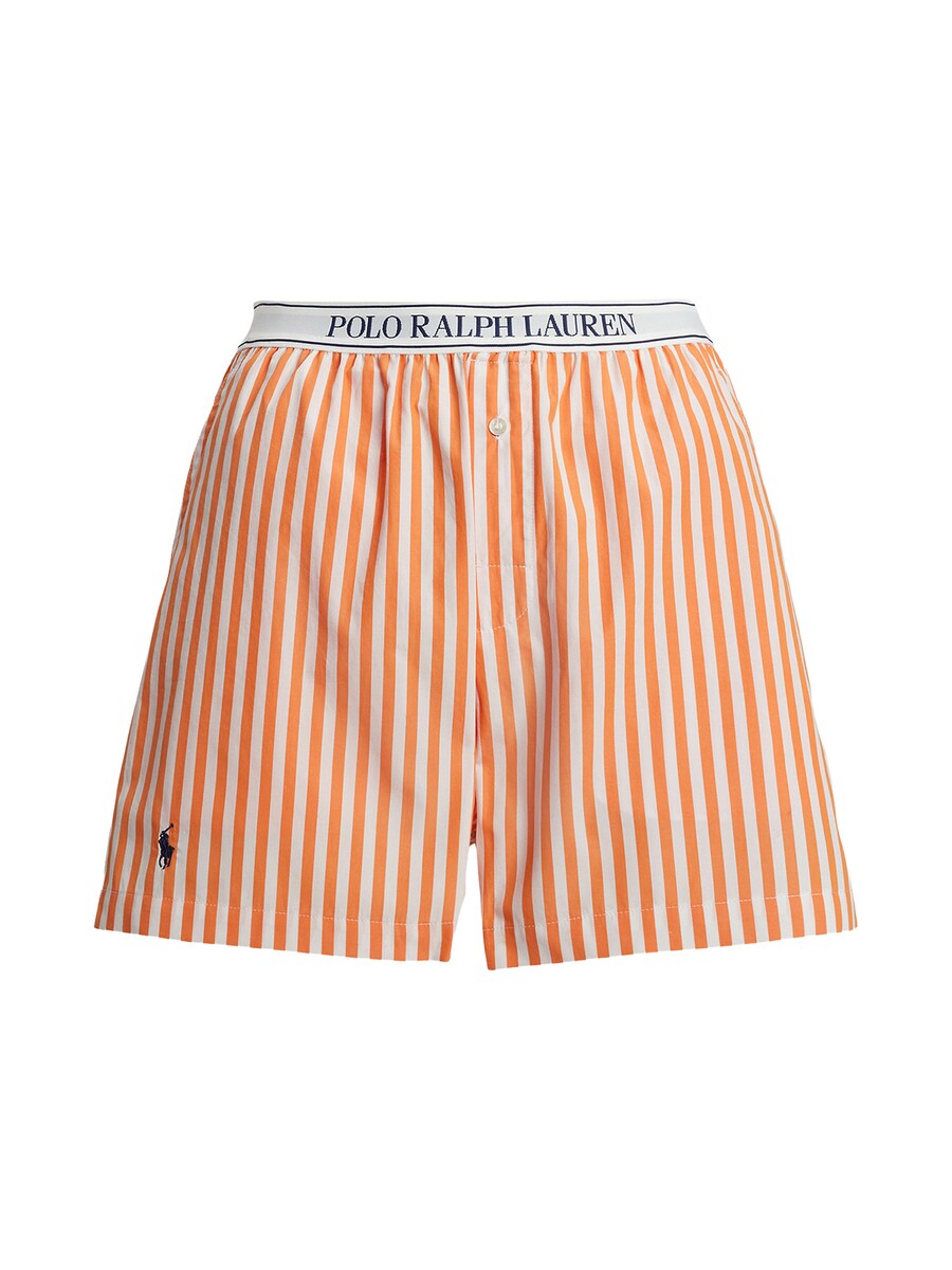

Короткий пижамный комплект Polo Ralph Lauren Boxer, цвет Orange/White