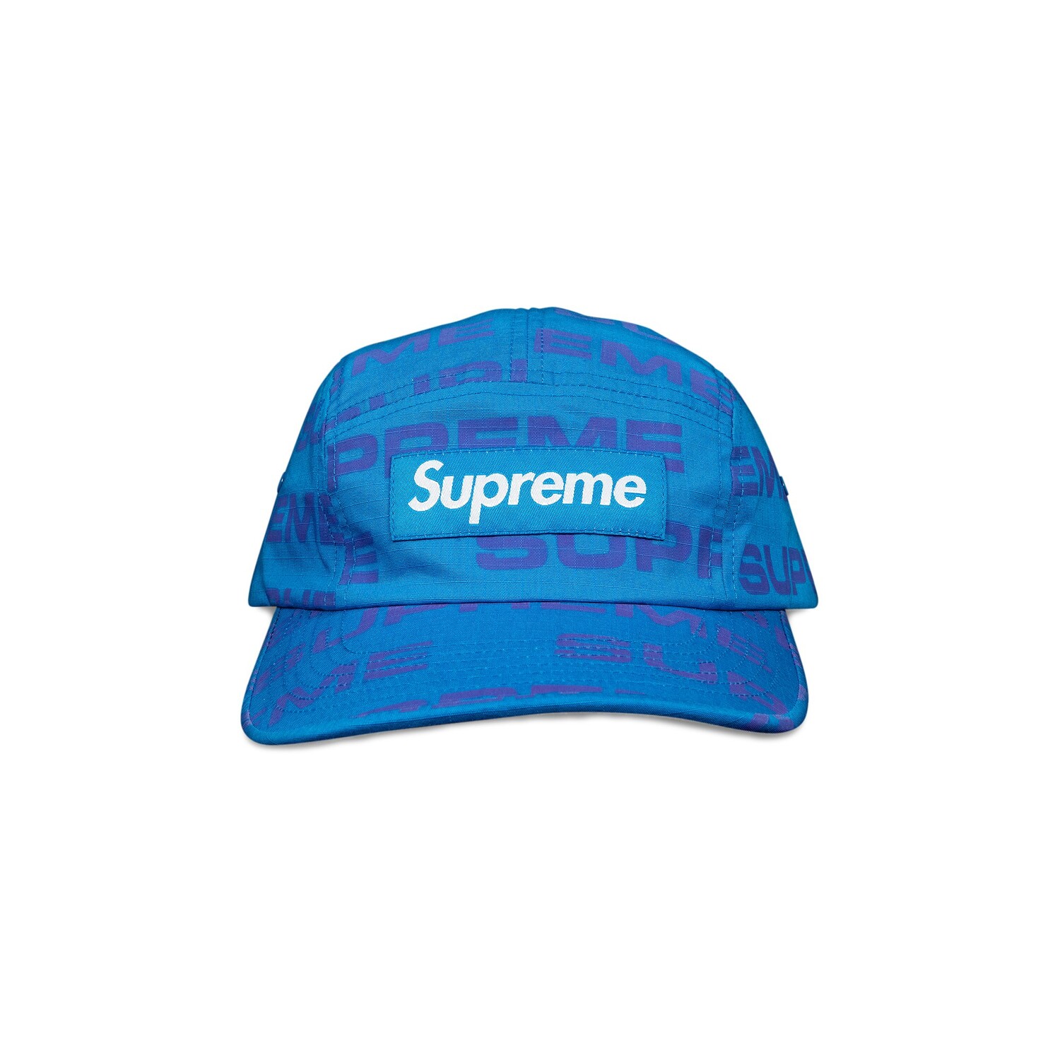 

Кепка Supreme Reactive Camp с принтом, синяя