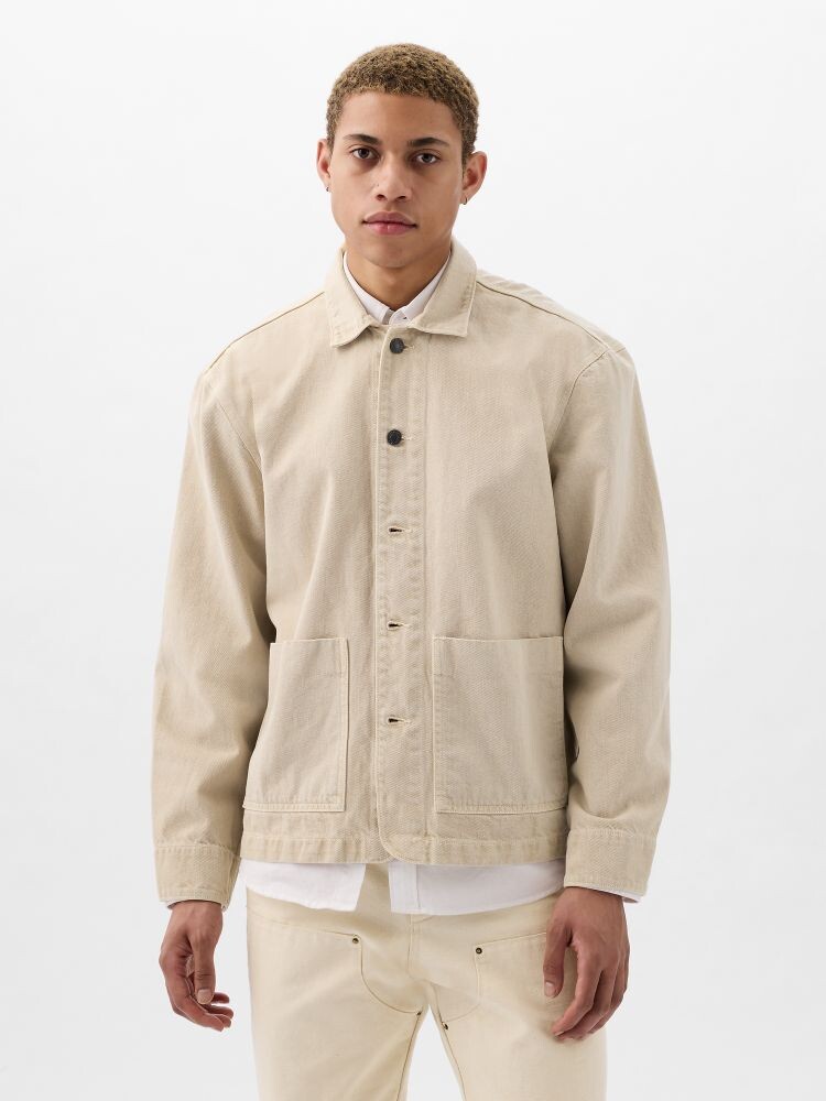 

Джинсовая куртка Gap, бежевый