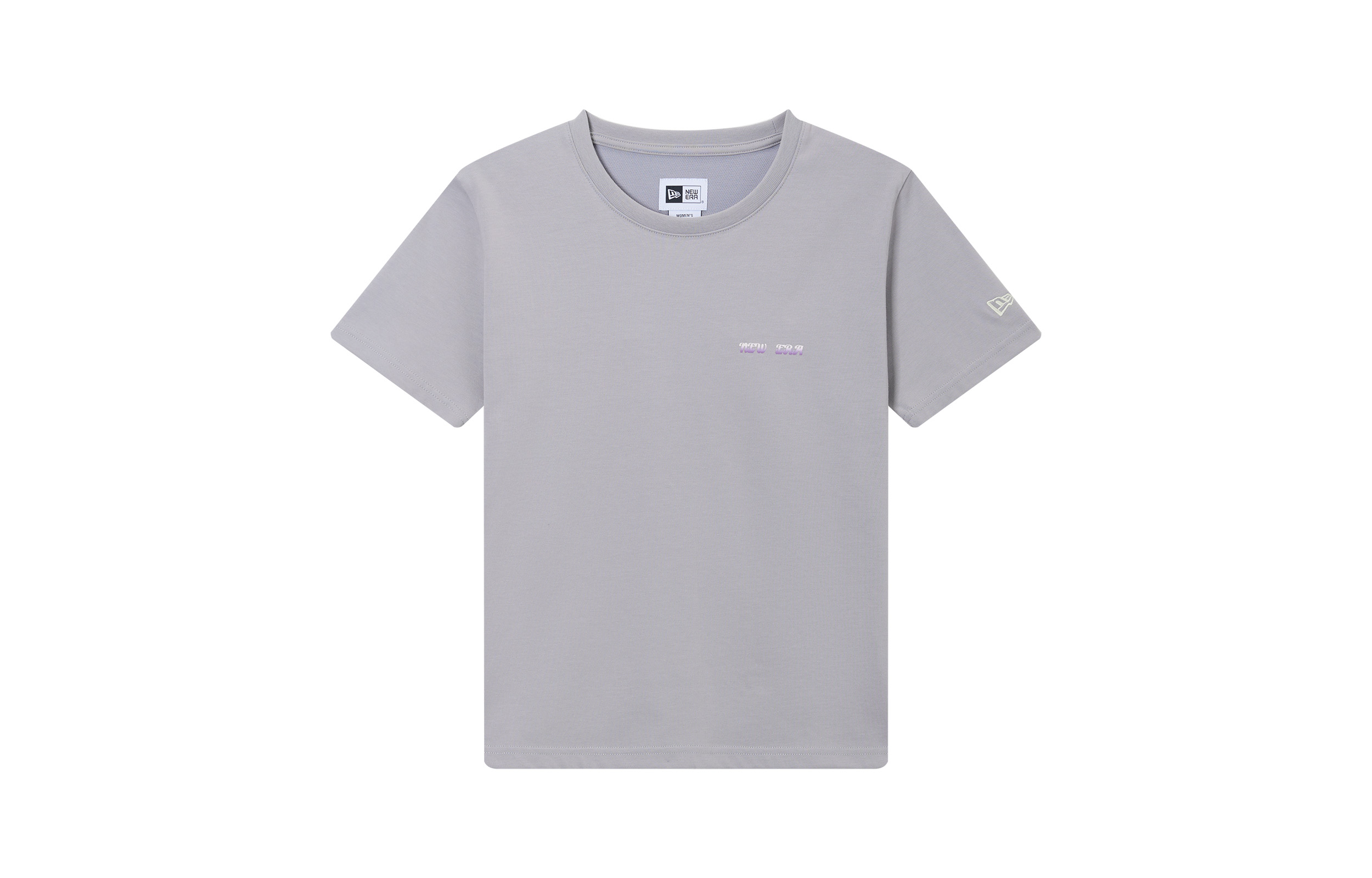 

New Era Футболки унисекс, светло-серые, с круглым вырезом, умеренно прямой крой, Серый, New Era Футболки унисекс, светло-серые, с круглым вырезом, умеренно прямой крой