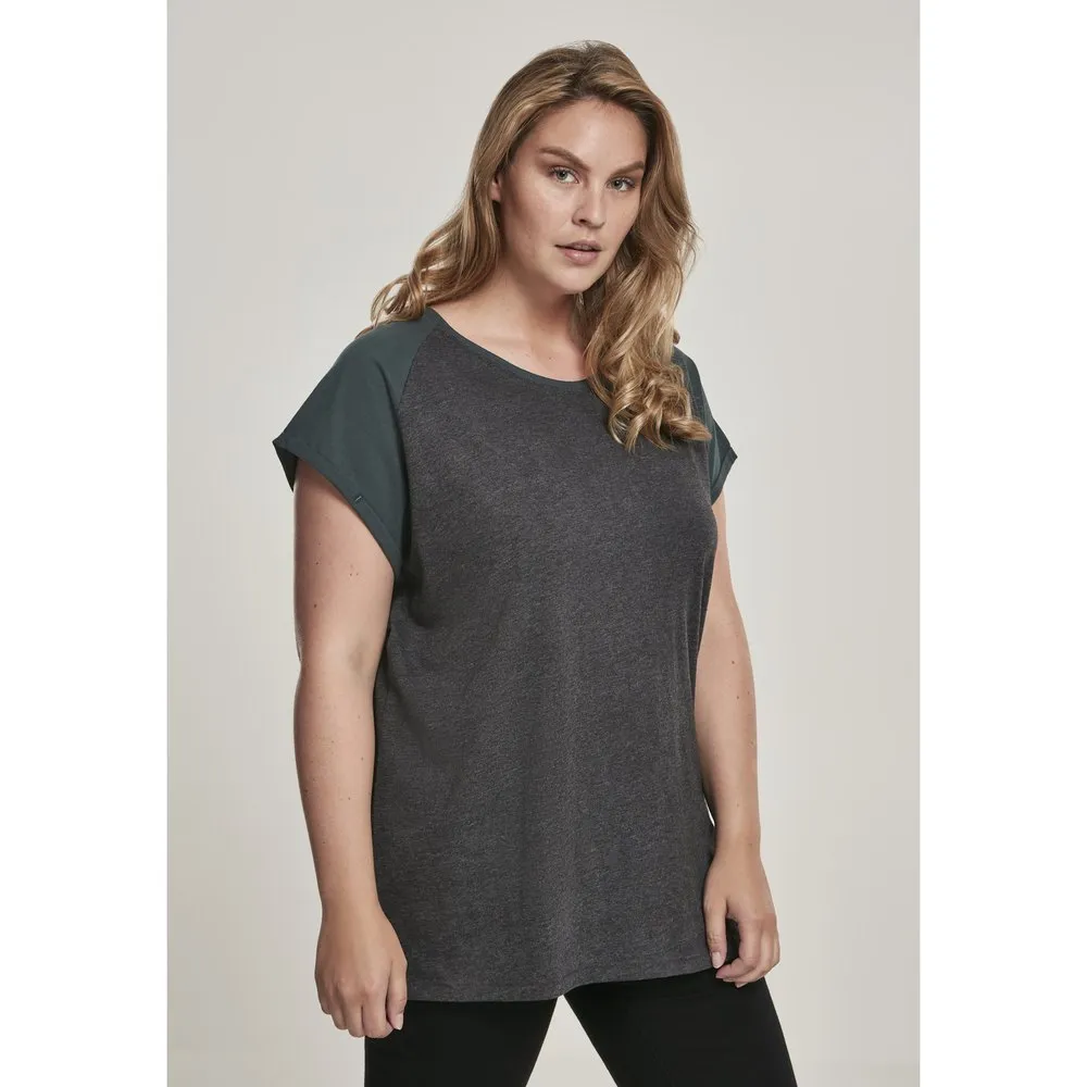 

Футболка Urban Classics Raglan Contract Big, коричневый