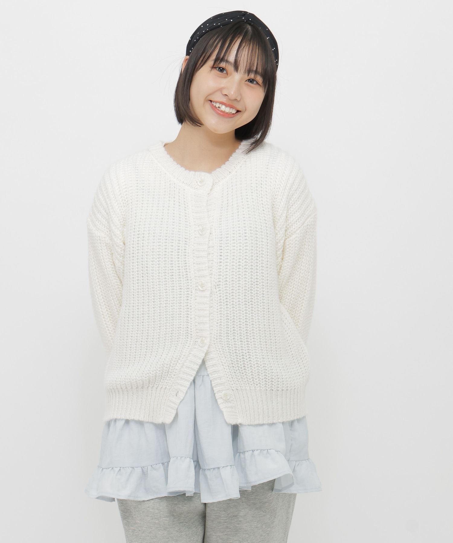 2SET*Кардиган*Туника/И ЛЮБОЙ ДРУГОЙ/636236 GLOBAL WORK, Off White 05 — фото 4