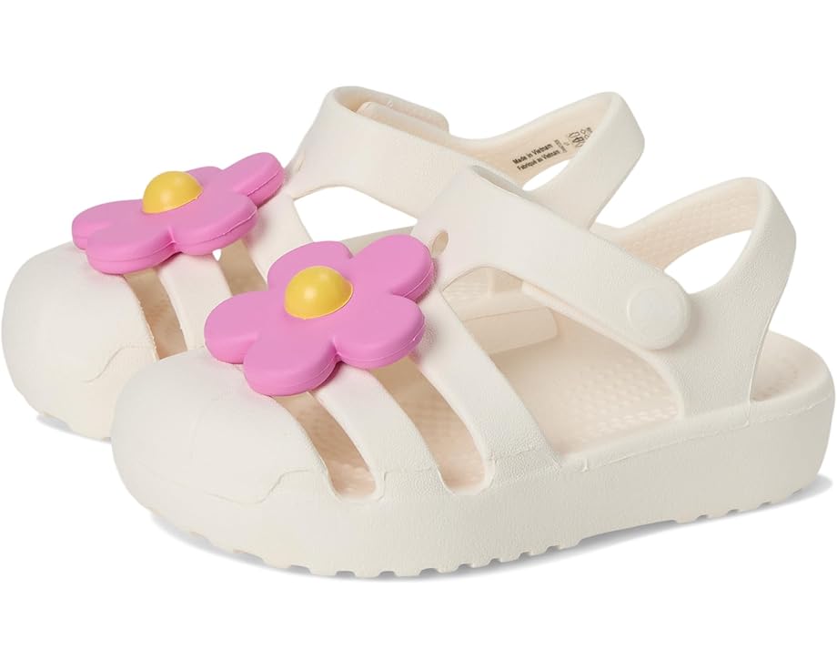 

Детские сандалии Crocs Classic Fisherman (для малышей) Crocs Kids, Chalk/Flower