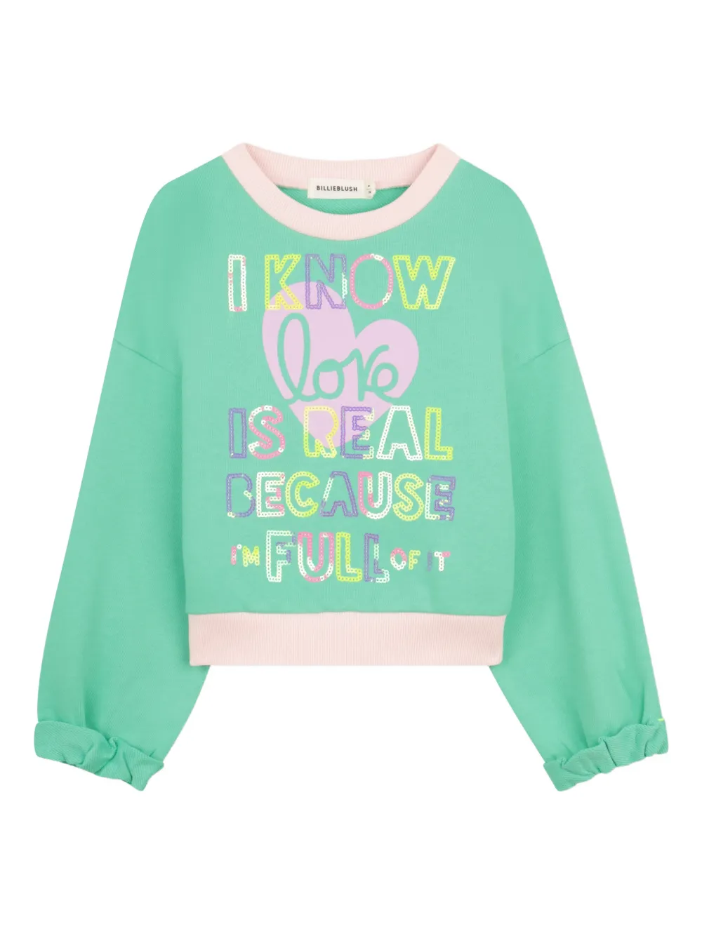 

Толстовка с пайетками Billieblush, зеленый