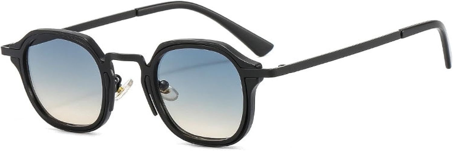 

Солнцезащитные очки с защитой от УФ-излучения UV400 | Металлический панк, маленькая оправа | Линзы конфетных цветов, для занятий спортом на открытом воздухе и вождения DSVIGF, Black Blue