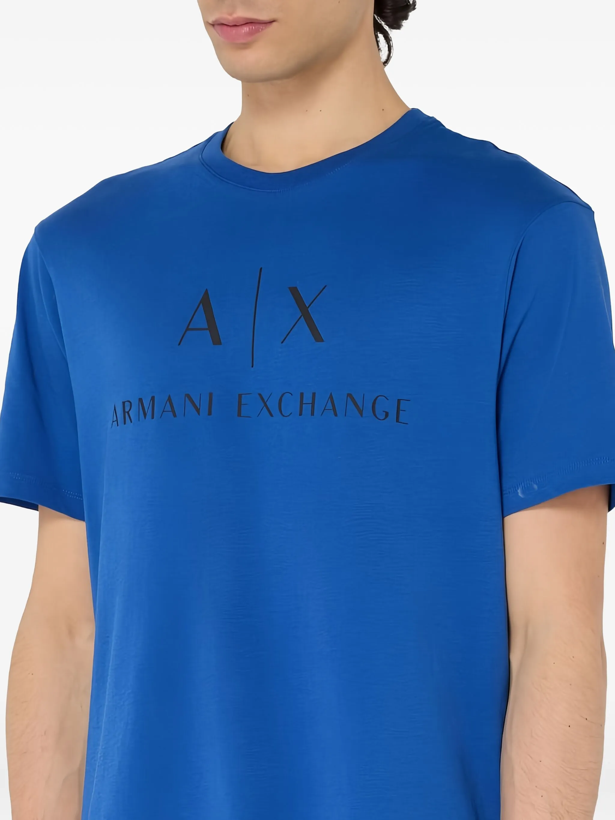

Футболка с логотипом Armani Exchange, синий