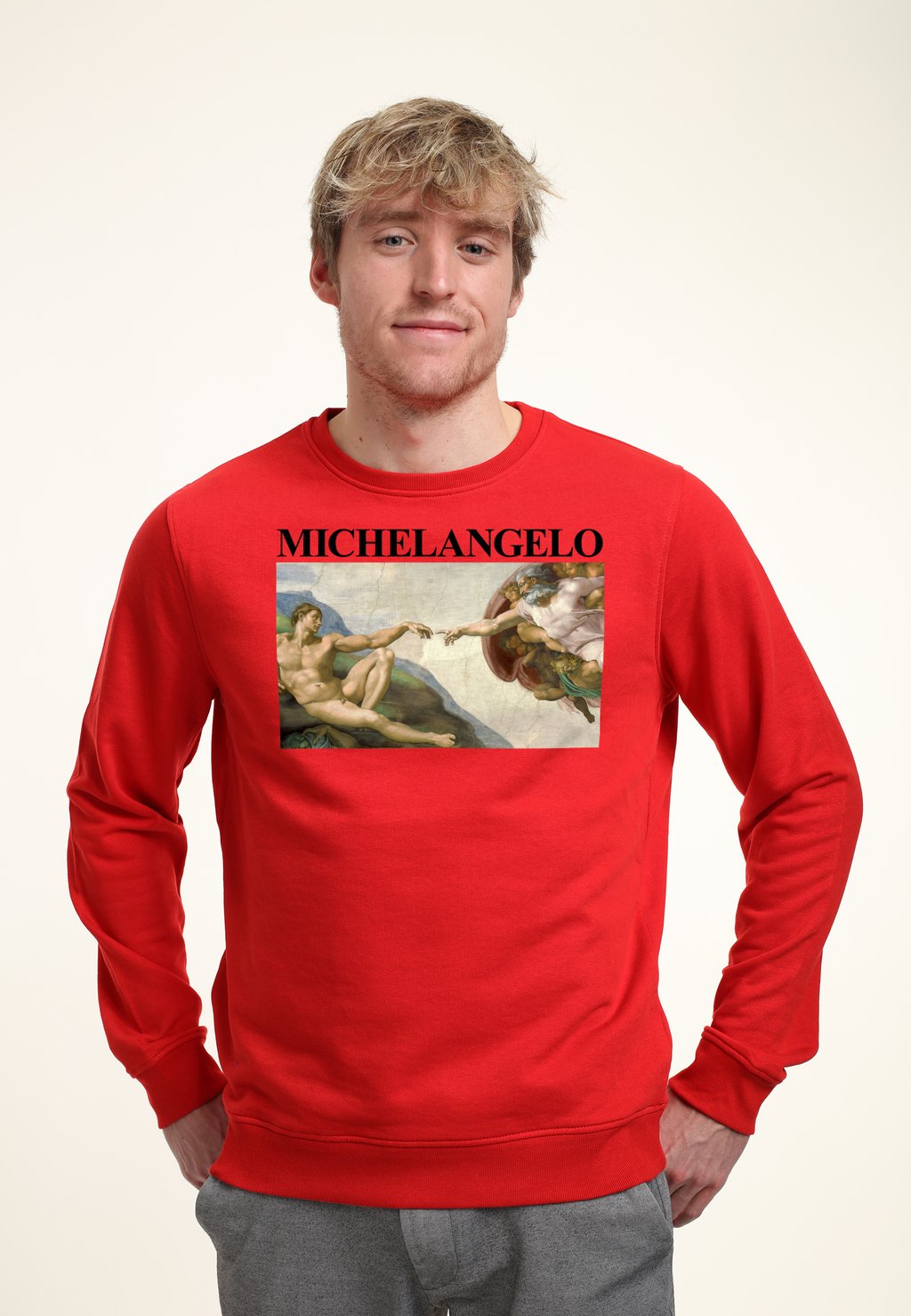 

Толстовка MICHAELANGELO apoh London, темно-красный