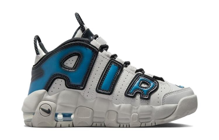 Баскетбольные кроссовки Nike Air More Uptempo Kids для детей, Белый — фото 2
