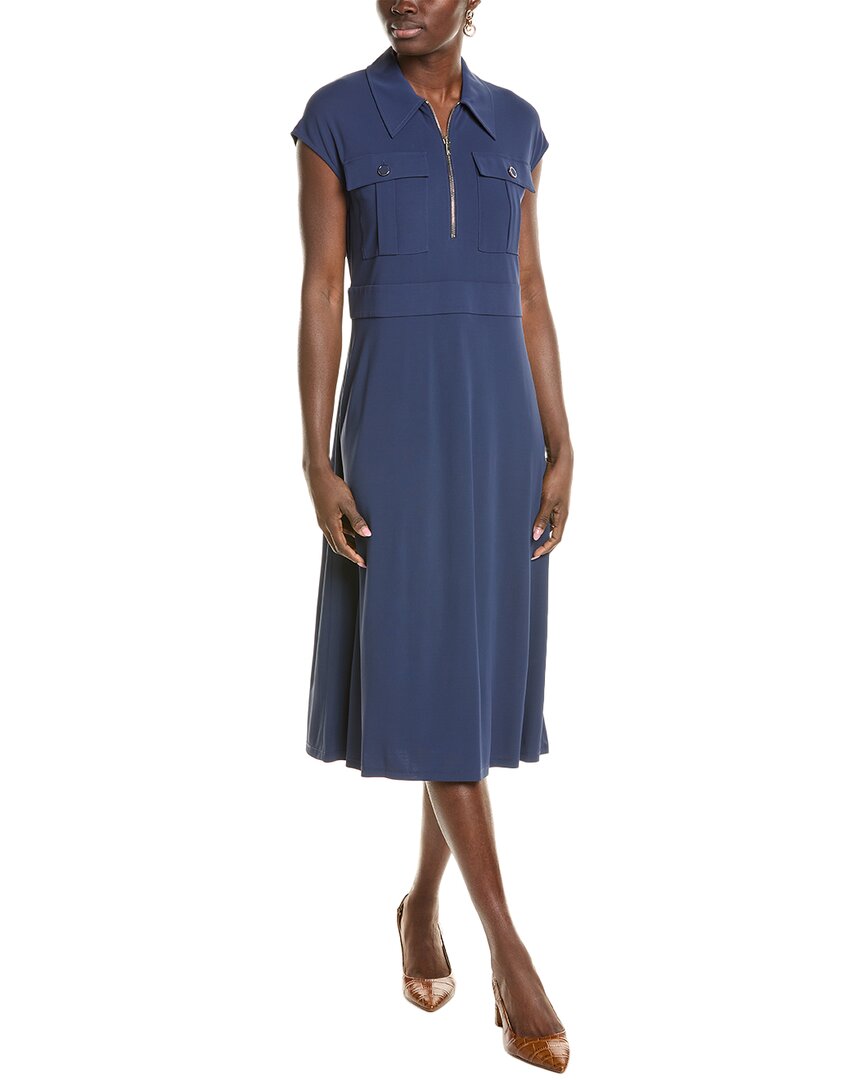 

Lafayette 148 New York Платье с двумя карманами, синий