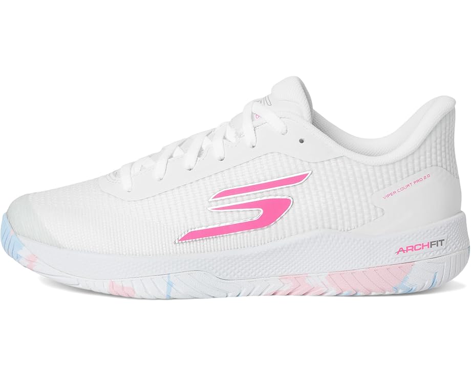 Кроссовки SKECHERS Pickleball Viper Court Pro 2.0 Sneaker, цвет White/Multi — фото 4