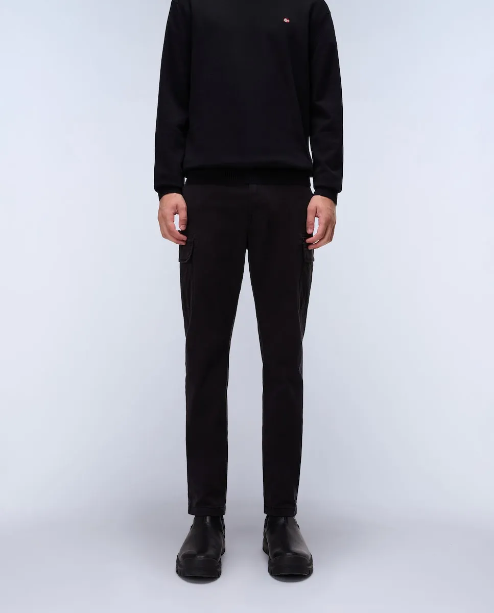 

Мужские черные брюки карго прямого кроя Napapijri