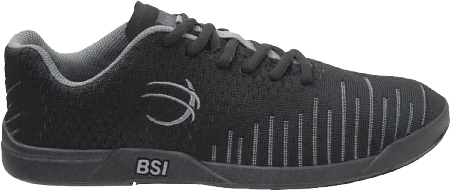 

Мужские спортивные кроссовки BSI Sport Glide - легкие кроссовки с амортизирующей поддержкой для мужчин Bsi Bowler'S Superior Inventory, Inc, черный/угольный