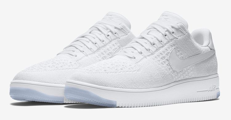

Кроссовки Air Force 1 Ultra Flyknit Low 'White Ice', белый