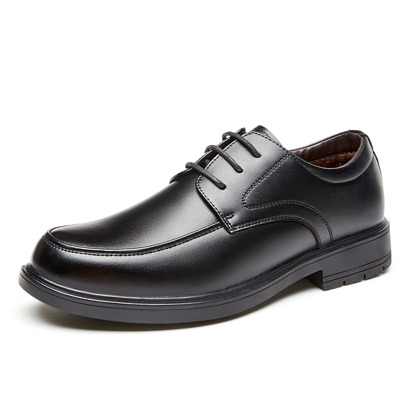 

WARRIOR Повседневные кожаные туфли мужские Black