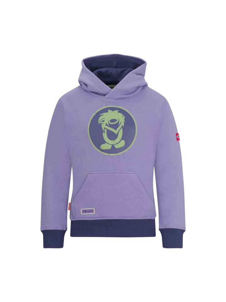 

Пуловер Trollkids Hoodie Troll, цвет lilac