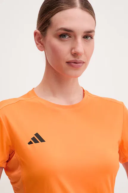 Футболка с коротким рукавом Adizero Adidas Performance, оранжевый — фото 4