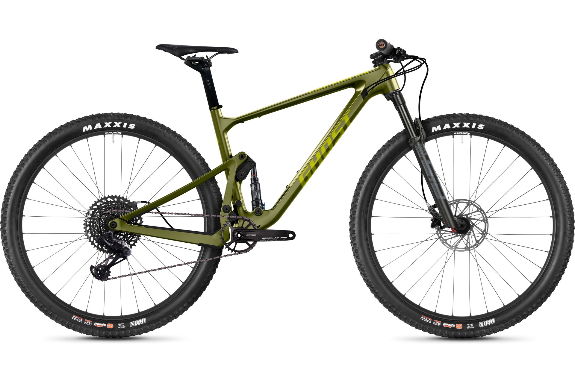 

Горный велосипед Ghost Lector fs sf lc u universal - 29 дюймов - fully, grün | olive/olive