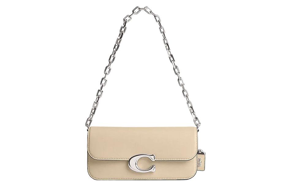 

COACH Сумка IDOL из коровьей кожи, женская, через плечо, цвет слоновой кости